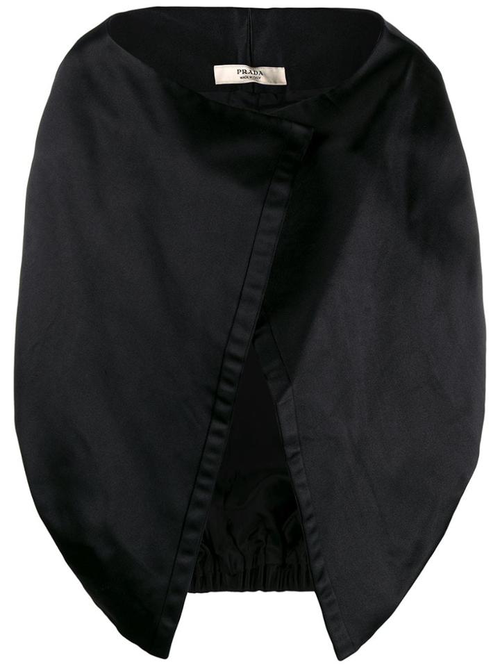 Prada Wrap Around Jacket - Black