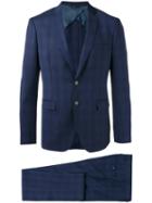 Tonello Two Piece Suit, Men's, Size: 52, Blue, Wool/spandex/elastane/cupro