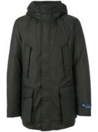 Woolrich Hooded Coat - Green