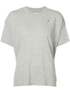L'equip - Pin Detail T-shirt - Women - Cotton/spandex/elastane - S, Grey, Cotton/spandex/elastane