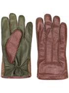 Etro Two-tone Gloves - Brown