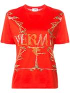Hermès Pre-owned Animal Logo Print T-shirt - Red