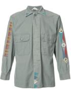 Htc Los Angeles Printed Details Shirt - Green