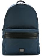 Dolce & Gabbana Vulcano Backpack, Blue, Nylon/leather