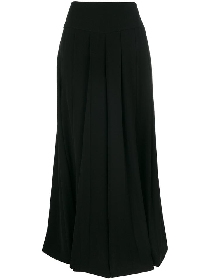 Giorgio Armani Wide Leg Trousers - Black