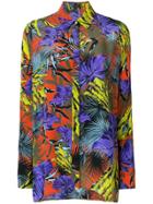 Versace Palm Leaf Printed Shirt - Multicolour