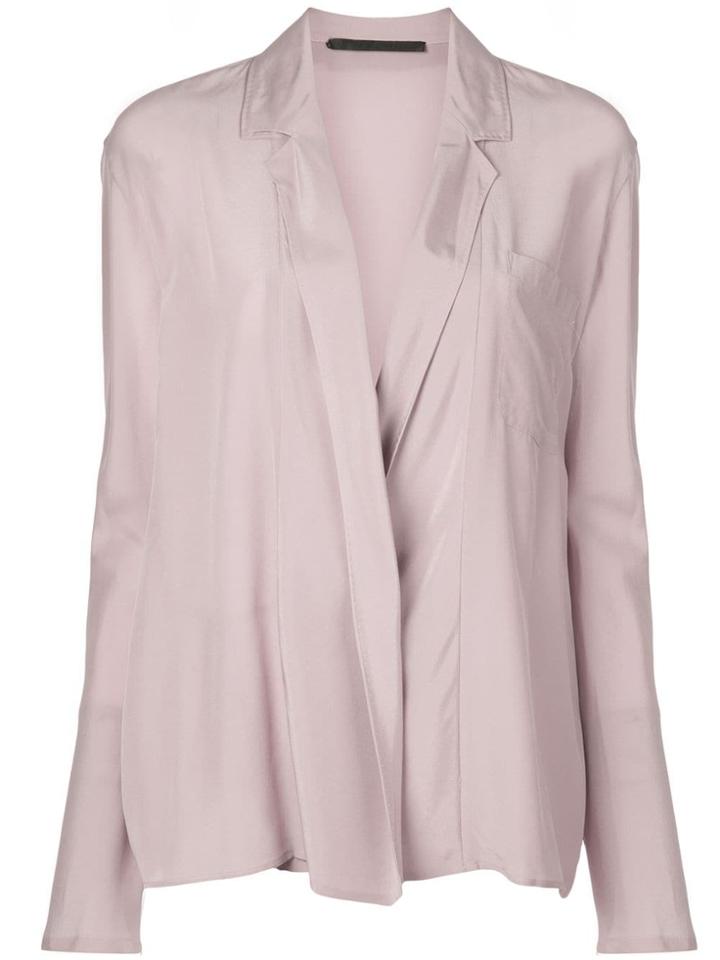 Haider Ackermann Draped Shirt - Purple