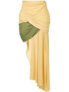 Jacquemus Draped Skirt - Yellow