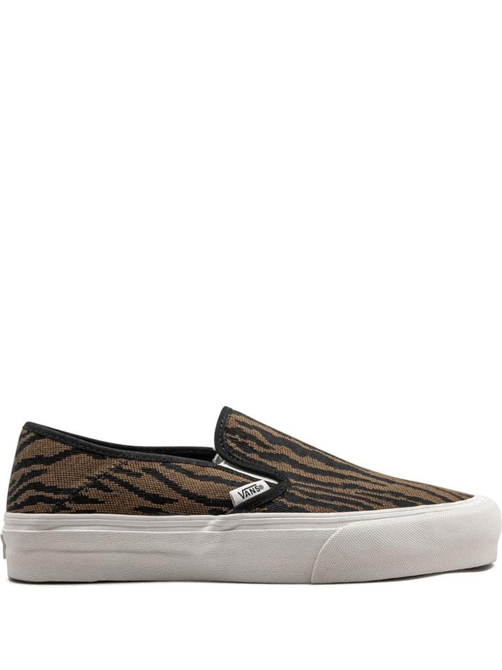 Vans Slip-on Woven Tiger Sf Sneakers - Black