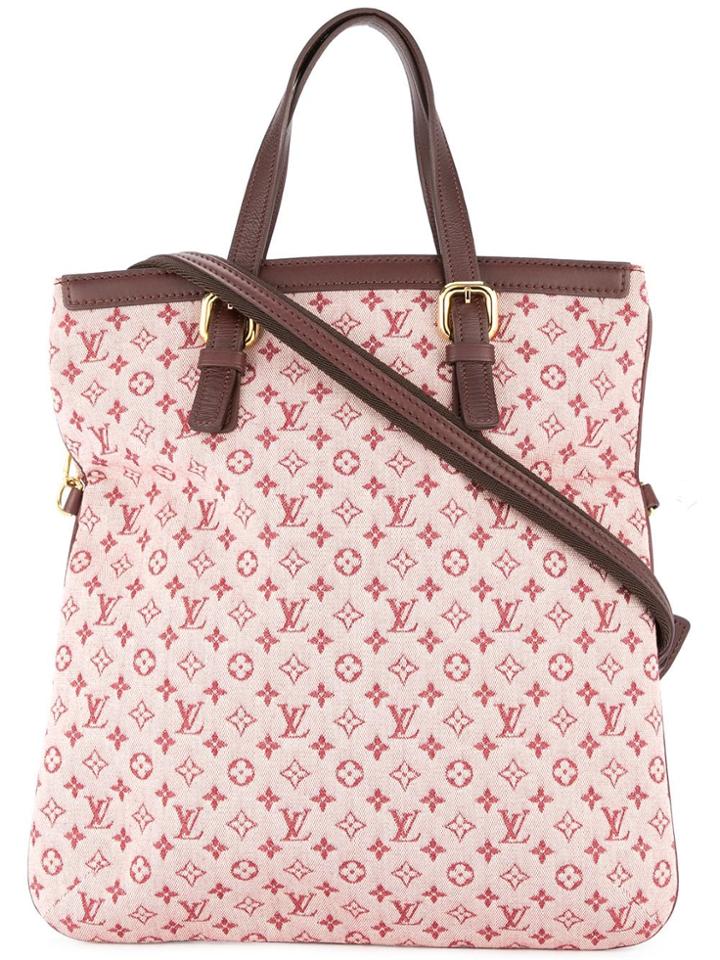 Louis Vuitton Vintage Francoise 2 Way Tote - Red