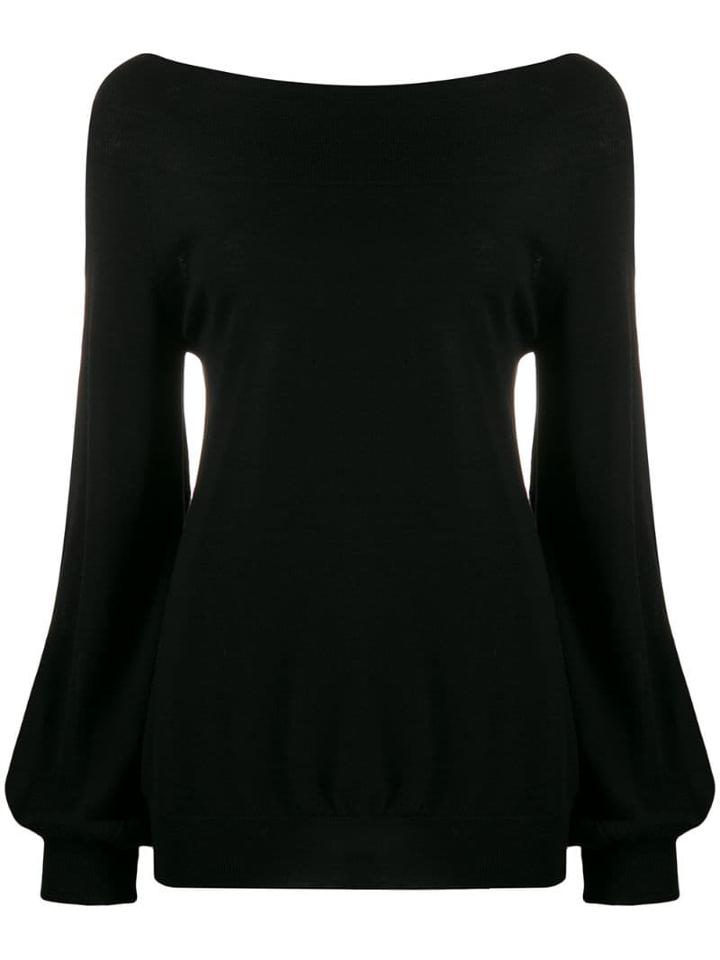 P.a.r.o.s.h. Bell Sleeve Sweater - Black