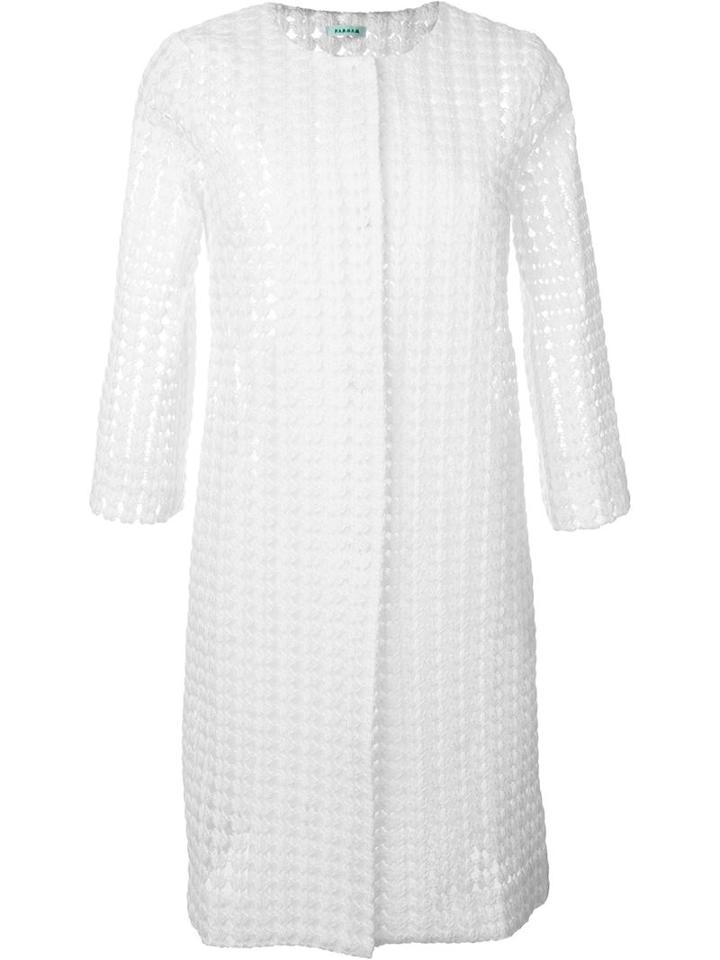P.a.r.o.s.h. Embroidered Sheer Coat