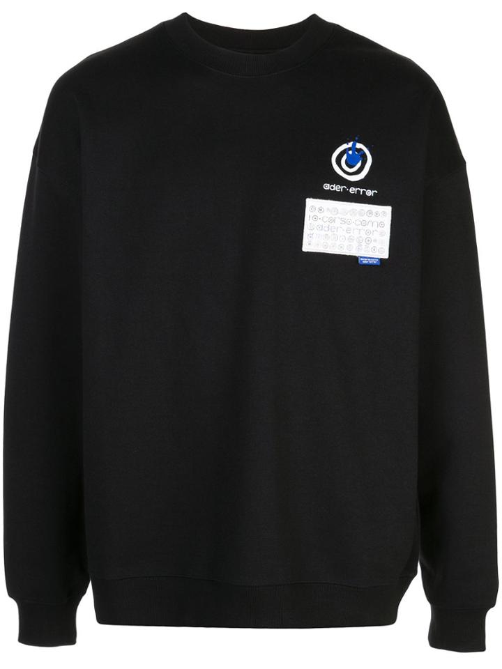 Ader Error 10 Corso A Sweatshirt - Black