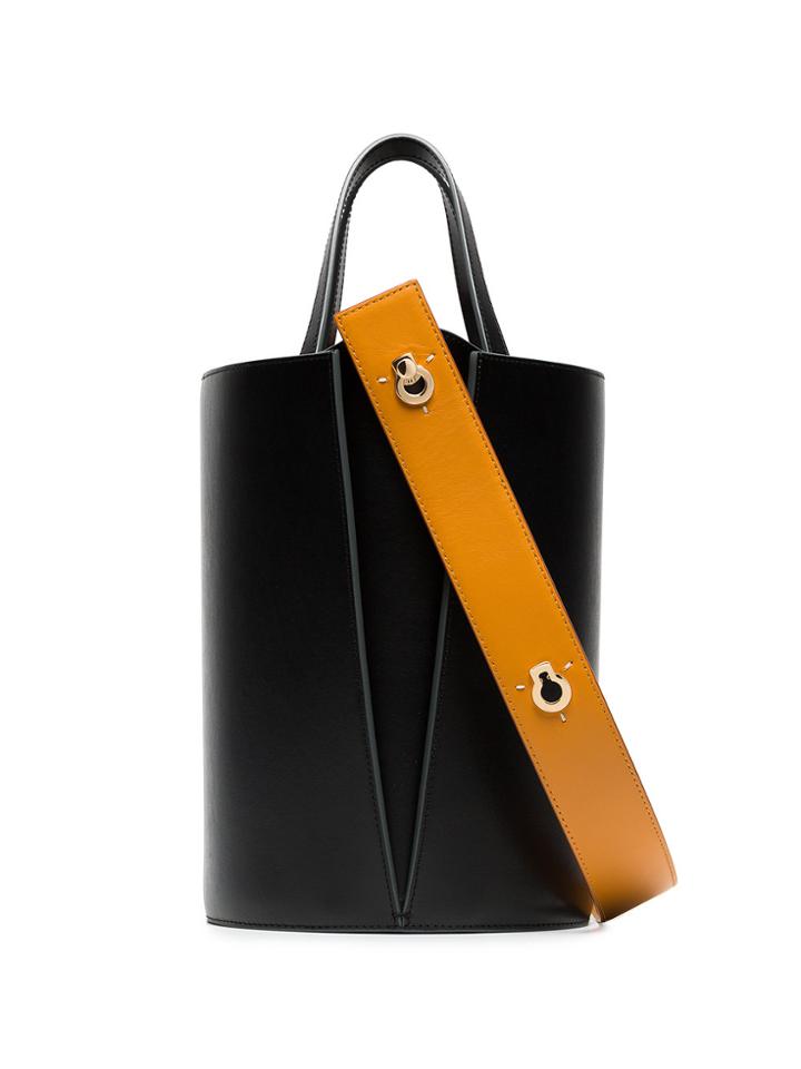 Danse Lente Black Lorna Mini Leather Shoulder Bag