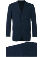 Kiton - Two Piece Check Suit - Men - Cupro/wool - 50, Blue, Cupro/wool