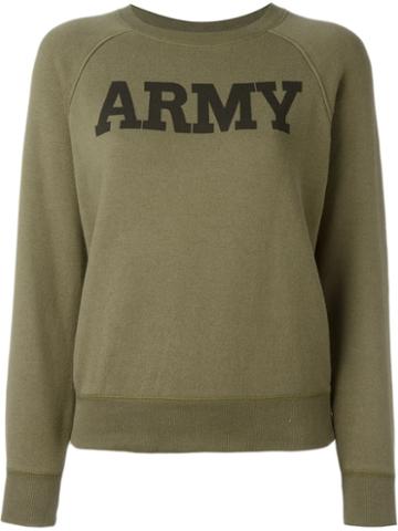 Nlst 'army' Print Sweatshirt