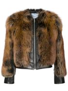 Prada Cropped Zip-up Jacket - Brown