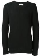 Faith Connexion Asymmetric Shoulder Cut Ribbed Knitted Jumper