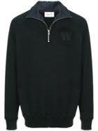 Wood Wood High Neck Sweatshirt - Blue