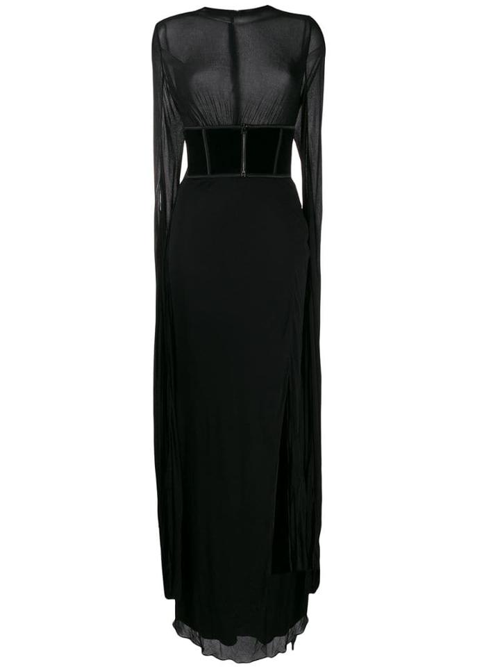 Tom Ford Draped Evening Dress - Black