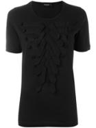 Dsquared2 - Embellished T-shirt - Women - Cotton/polyester/viscose - Xs, Women's, Black, Cotton/polyester/viscose