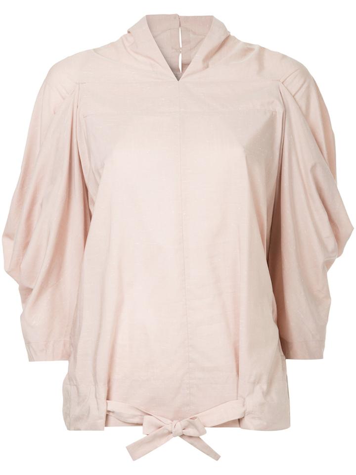Nehera Ruched Top - Pink & Purple