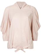 Nehera Ruched Top - Pink & Purple