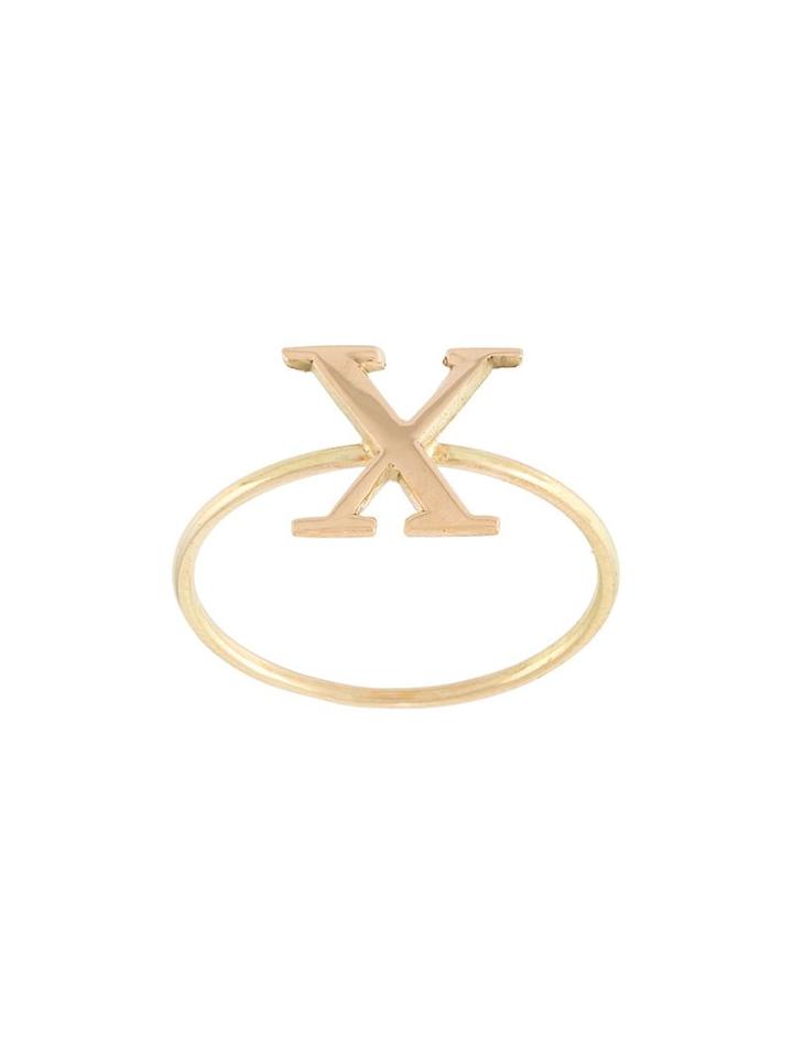 Wouters & Hendrix Gold 'x' Ring