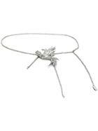 Lanvin Crystal-embellished Bird Chain Belt - Metallic