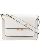 Marni Medium Trunk Shoulder Bag - White