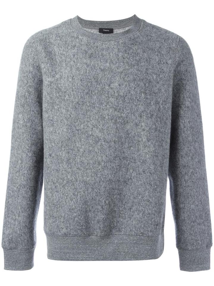Theory 'daren R. Marsh Terry' Sweatshirt, Men's, Size: Medium, Grey, Cotton/polyester/rayon