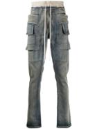 Rick Owens Drkshdw Drop Crotch Jeans - Blue
