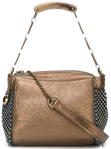 Laura B Bauletto Shoulder Bag - Metallic