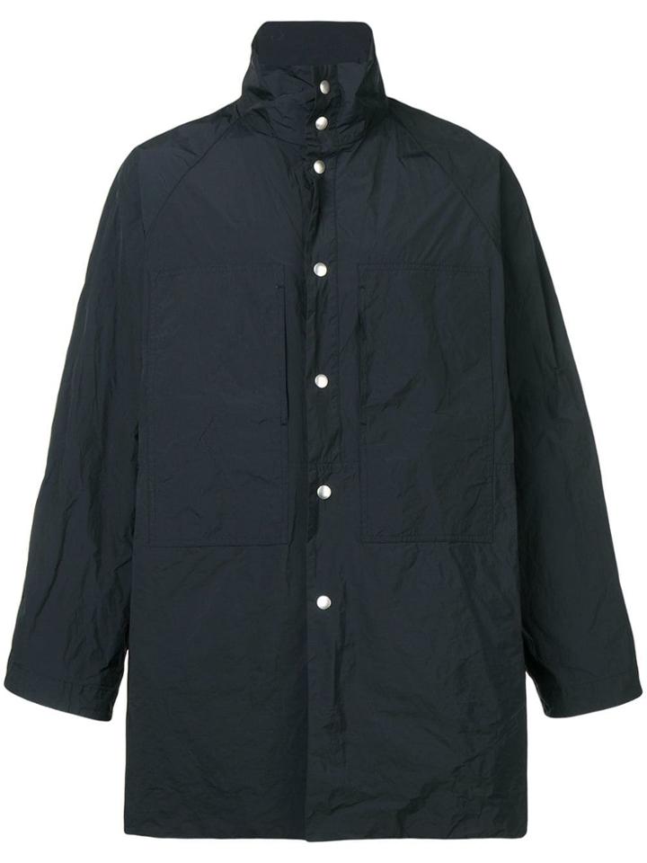 Jil Sander San Salvador Single-breasted Coat - Blue