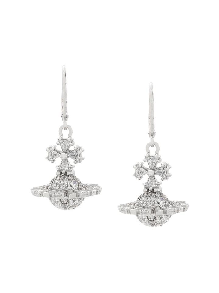 Vivienne Westwood Orb Earrings - Silver