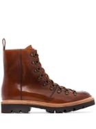 Grenson Brady Hand-painted Leather Boots - Brown