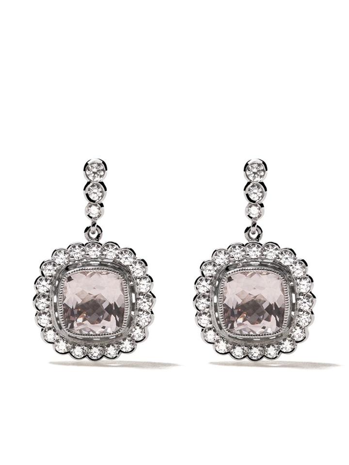 Fairfax & Roberts 18kt Rose And 18kt White Gold Shelly Morganite And
