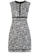 Giambattista Valli Tweed Mini Dress - Grey