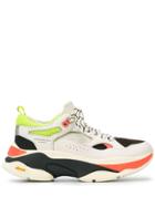 Brandblack Paneled Sneakers - White