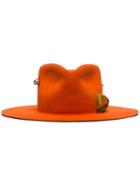 Nick Fouquet Dunbar Fedora Hat - Orange