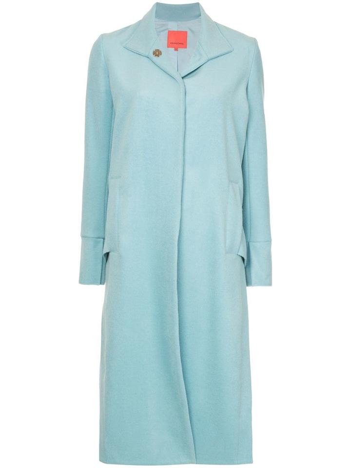 Manning Cartell Classic Single Breasted Coat - Blue