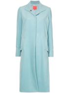 Manning Cartell Classic Single Breasted Coat - Blue