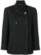 Tagliatore Short Tweed Jacket - Black