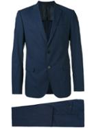 Armani Collezioni - Two Piece Suit - Men - Cotton/spandex/elastane/viscose/acetate - 50, Blue, Cotton/spandex/elastane/viscose/acetate