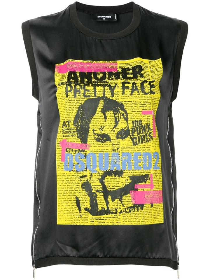 Dsquared2 Another Pretty Face Tank - Black