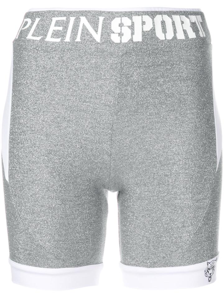 Plein Sport Girl Power Active Shorts - Grey