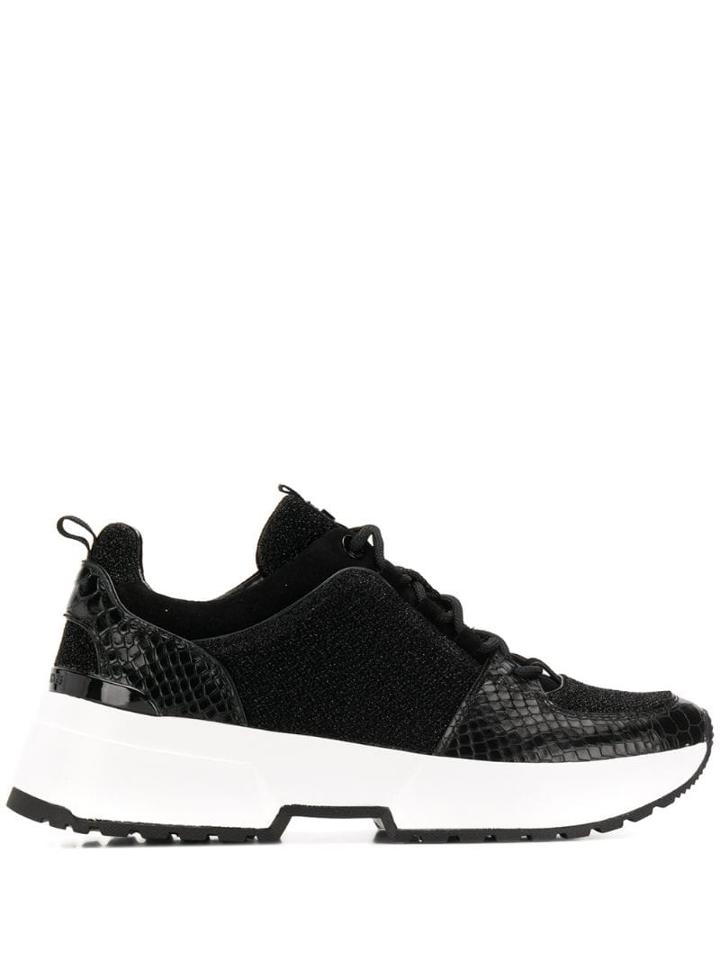 Michael Michael Kors Cosmo Scuba Sneakers - Black