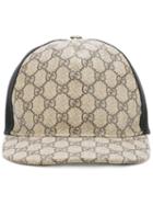 Gucci Gg Supreme Baseball Cap, Men's, Size: Small, Brown, Cotton/polyurethane/polyester