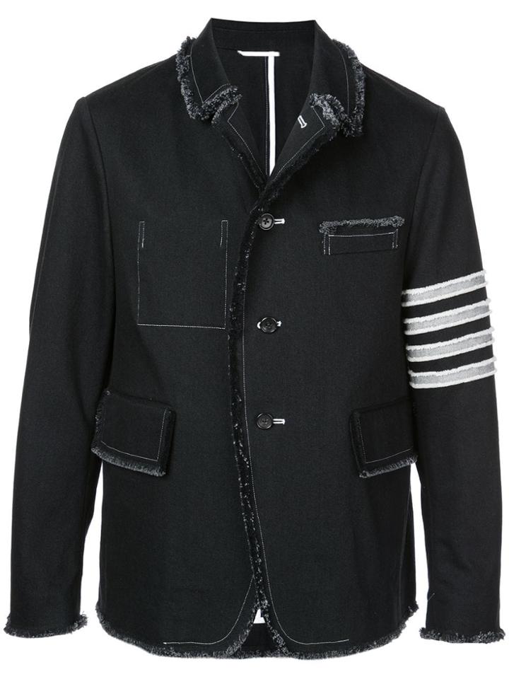 Thom Browne Buttoned Dinner Jacket - Black