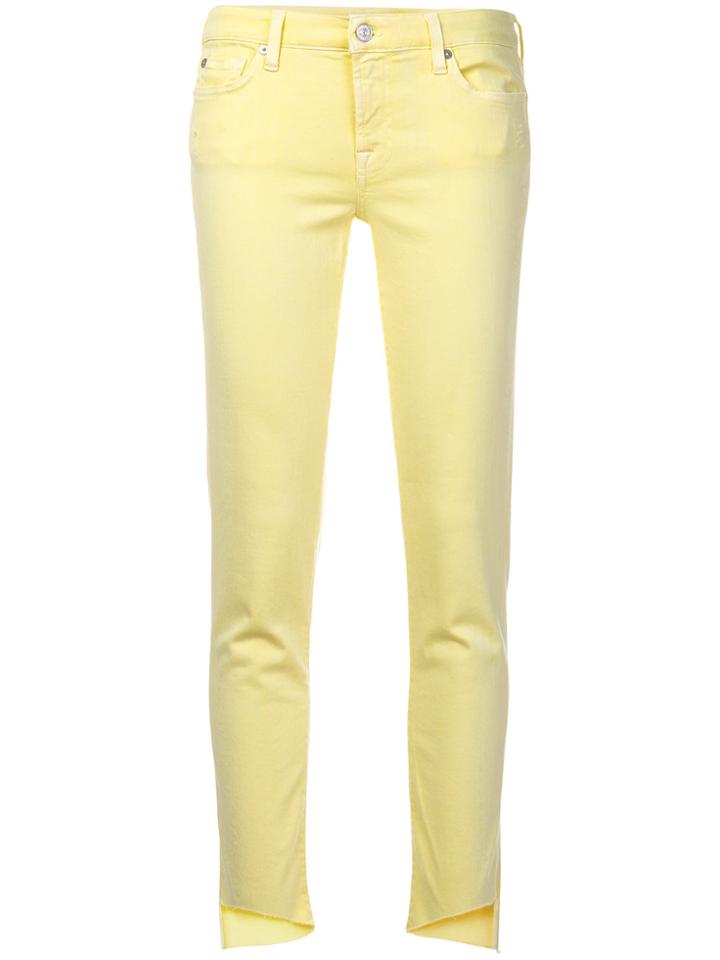 7 For All Mankind Skinny Jeans - Yellow & Orange